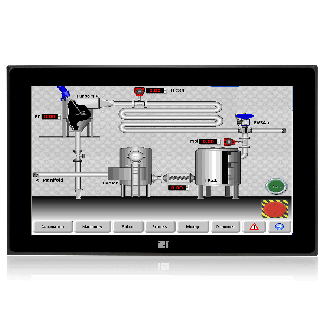 DM-FW15A, 15.6" PCAP touch, 9~36VDC input