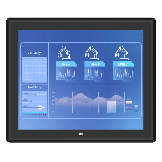 PPC2-C17-EHL 17” Fanless Panel PC Front IP65