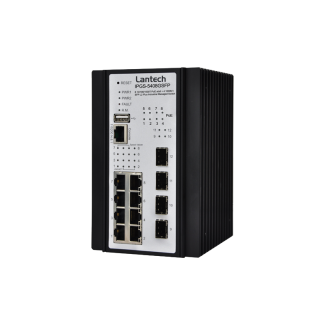 IPGS-5408GSFP - 12 port PoE managed switch